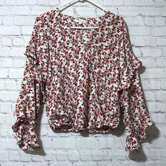 Max Studio blouse floral - Picture 1 of 11
